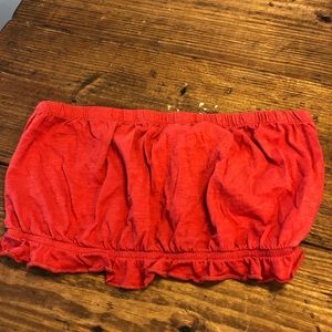 Burnt orange crop top